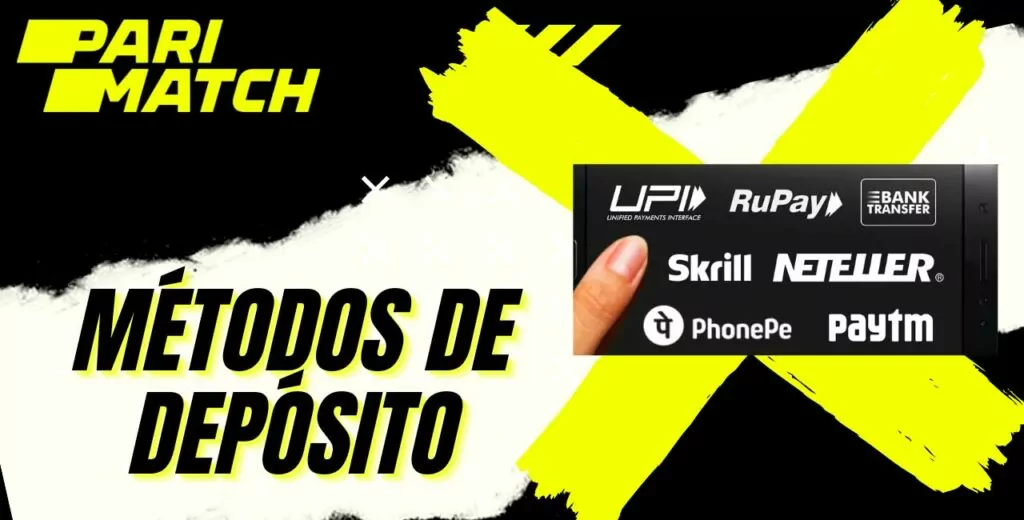 Quais são os métodos de depósito no Parimatch