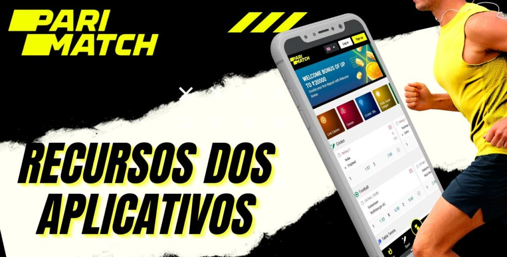 Aplicativo Parimatch disponível para dispositivos iOS e Android